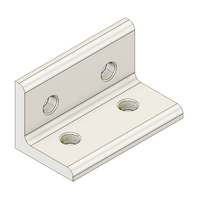 40-543-3 MODULAR SOLUTIONS ANGLE BRACKET<BR>30 SERIES 30MM TALL X 60MM WIDE W/HARDWARE